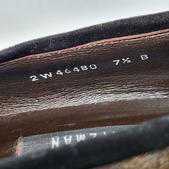 Stuart Weitzman Womens Animal Print Calf Hair Flats Loafers Size 7.5 B Slip On - Picture 6 of 9